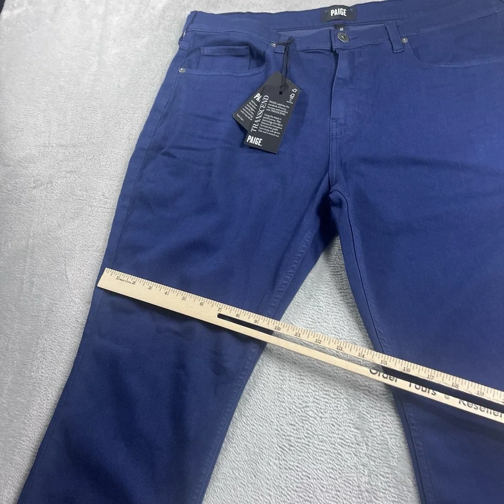 PAIGE Lennox The Skinny Slim Dark Blue Transcend‎ Stretch Men's Size 40x32 NWT